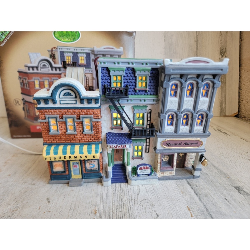 Lemax downtown district Victorian vintage Village Xmas enchanted Forest